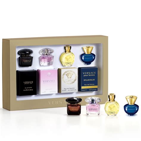 versace mini gift set for her|versace women's miniature set.